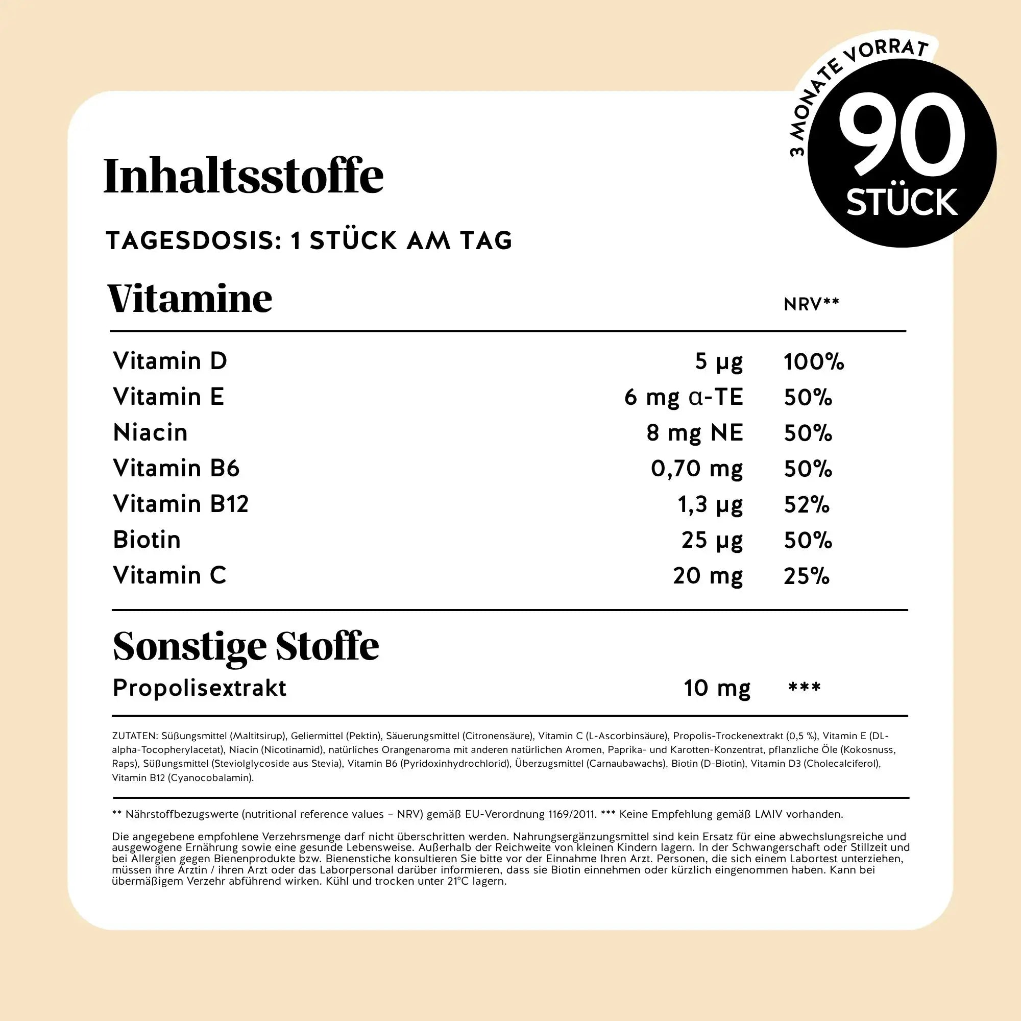 Angenehmer Geschmack der Gummibärchen des Immun Boost vitamin von Bears with Benefits, einfach und lecker einzunehmen. Dose mit 90 Stück.