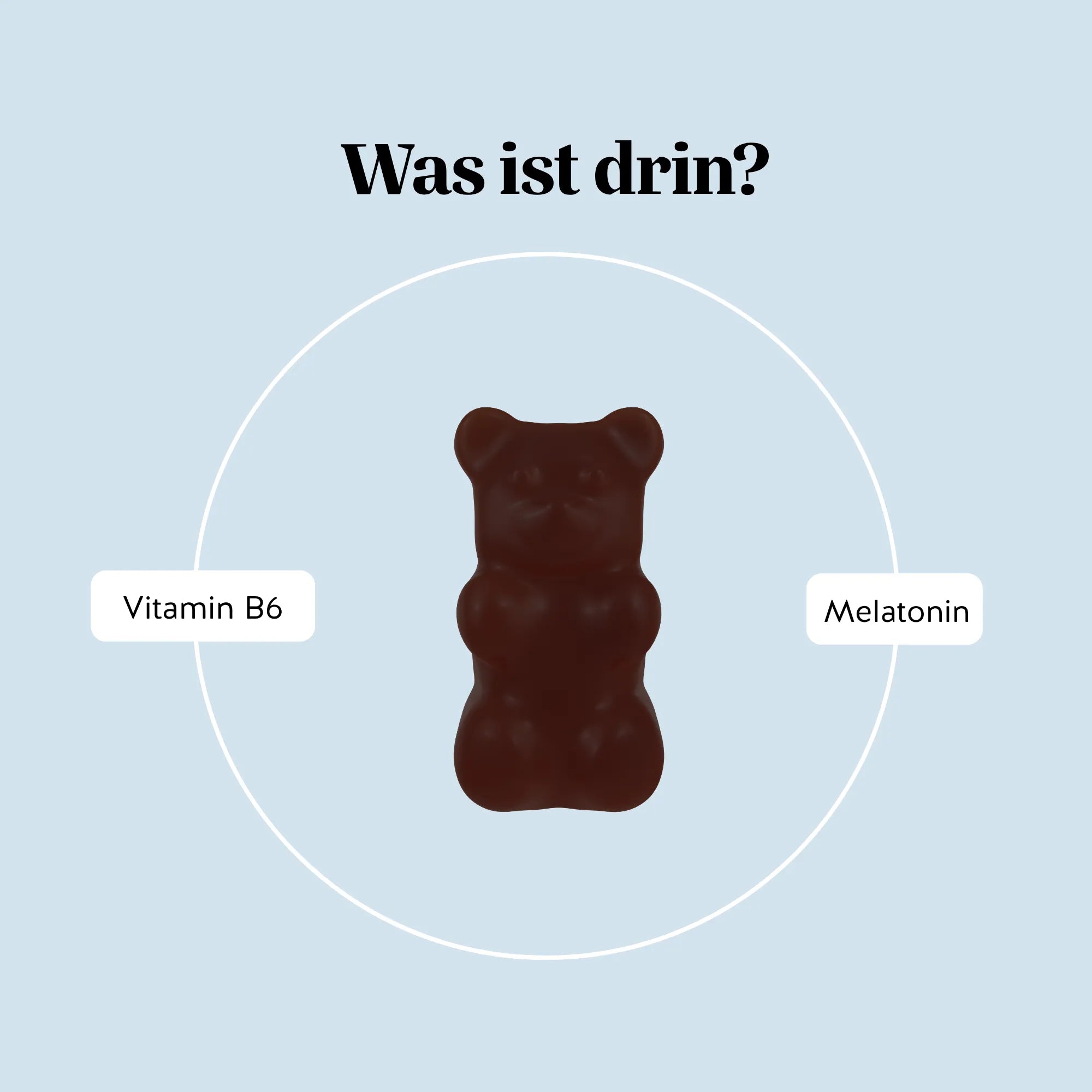Bears with Benefits Super Snooze Sleep Vitamin – Inhaltsstoffe pro Gummibärchen: Melatonin 1 mg und Vitamin B6 2 mg, Tagesdosis 1 Stück, vegane Schlaf Gummies, zuckerfrei & vegan