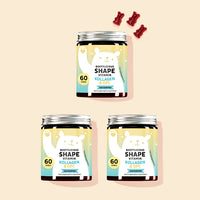 Die Bootylicious Shape Vitamine mit Kollagen und OPC von Bears with Benefits als 1,5 Monatskur.
