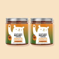 Bears with Benefits Bye Bye Sniff! Relief Complex – Vegane Quercetin und Bromelain Gummibärchen zur Unterstützung des Immunsystems, mit Vitamin C und Zink, 2er Pack je 90 Stück, 6 Monate Vorrat, zuckerfrei