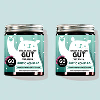 Die One In A Billion Vitamine mit Biotic Komplex von Bears with Benefits als 2 Monatskur.