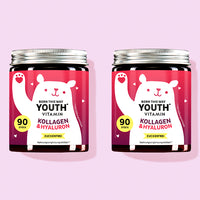 Die Born This Way Youth Vitamine mit Kollagen von Bears with Benefits als 2 Monatskur.