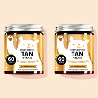 Die Golden Goddess Tan Vitamine mit Beta Carotin von Bears with Benefits als 2 Monatskur.