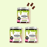 Die My Metabolic Matcha Vitamine mit Matcha, Vitamin B12 und Zink von Bears with Benefits als 3 Monatskur.