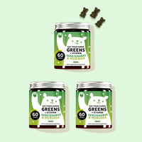 Die Eat Your Supergreens Vitamine mit Gerstengras von Bears with Benefits als 3 Monatskur.