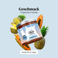 Bears with Benefits Keepin’ it Calm Vitamin – Vegane Ashwagandha & B-Complex Gummibärchen mit Geschmack Tropische Früchte, Withanolide 4,25 mg und L-Theanin 10 mg pro Bärchen, 45 Stück, zuckerfrei & vegan