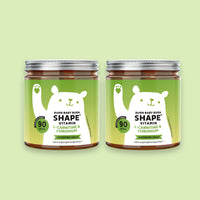 Bears with Benefits Burn Baby Burn Vitamin – Vegane, zuckerfreie Gummies mit Chrom, Biotin, Zink, L-Carnitin & Grüntee-Extrakt, 180 Bärchen mit Zitronengeschmack.