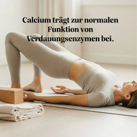 Bears with Benefits Daily Essentials Calcium – Vegane Calcium Gummies für Muskelfunktion, Knochen, Zähne und Verdauungsenzyme, Calcium trägt zur normalen Funktion von Verdauungsenzymen bei, 250 mg Calcium pro Stück und 500 mg pro Tagesdosis 1–2 Stück, 60 Stück, 2 Monate Vorrat, zuckerfrei, laktosefrei & glutenfrei