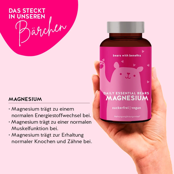 Für Knochengesundheit: Magnesium + Calcium