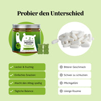 Bears with Benefits My Metabolic Matcha – Inhaltsstoffe und Vorteile: B-Vitamine und Zink tragen zu einem normalen Energie- und Kohlenhydratstoffwechsel bei.