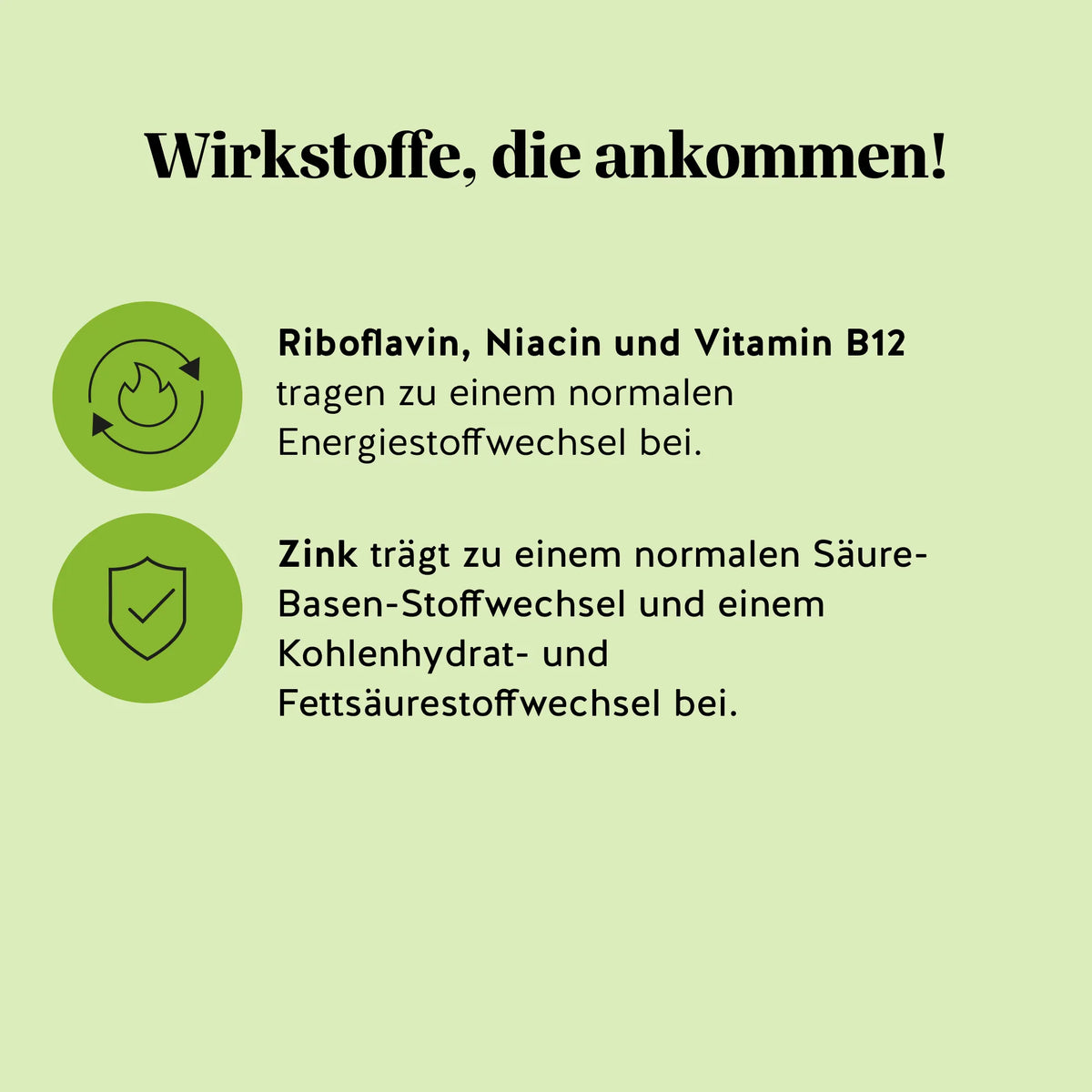 Bears with Benefits My Metabolic Matcha – Riboflavin, Niacin und Vitamin B12 tragen zu einem normalen Energiestoffwechsel bei.
