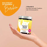 Diese Inhaltsstoffe und Nährstoffe stecken in den Hey Sunshine Sun Vitamins von Bears with Benefits: Vitamin D