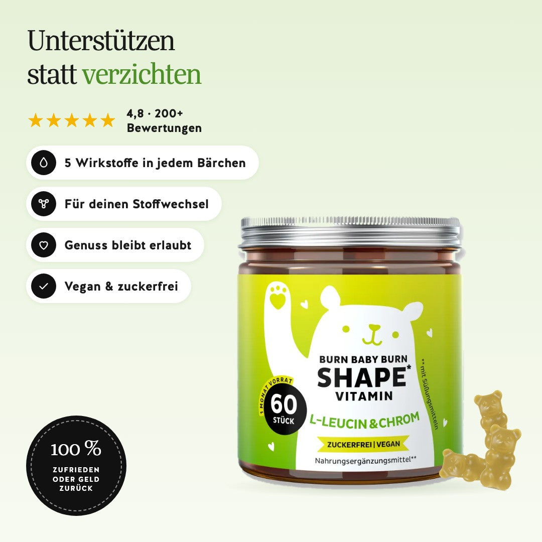 Burn Baby Burn Vitamin – 5 Wirkstoffe, vegan & zuckerfrei