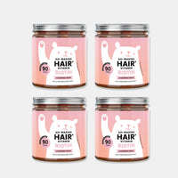 Bears with Benefits Ah-Mazing Hair Vitamin – vegane Biotin Gummibärchen für die Erhaltung normaler Haare, Haut und Nägel, 10.000 mcg Biotin pro Tagesdosis, 4 x 90 Stück, 12 Monate Vorrat, zuckerfrei
