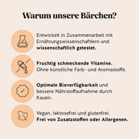 Bears with Benefits Skin* in the Game Barrier Protect** Complex – Wissenschaftlich entwickelte Hautschutz Gummibärchen für Hautbarriere und Zellschutz, entwickelt mit Ernährungswissenschaftlern und wissenschaftlich getestet, fruchtig schmeckende Vitamine ohne künstliche Farb- und Aromastoffe, optimale Bioverfügbarkeit und bessere Nährstoffaufnahme durch Kauen, vegan, laktosefrei und glutenfrei, frei von Zusatzstoffen oder Allergenen, 45 Stück