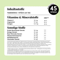 Bears with Benefits Lighter Legs Water Relief Complex – Vegane Magnesium & Mangan Gummibärchen mit Inhaltsstoffen pro Tagesdosis: Vitamin C 30 mg, Magnesium 57 mg, Mangan 0,5 mg, Große Brennnessel-Extrakt 50 mg, Ginkgo-Extrakt 25 mg, Rote Weinrebe-Extrakt 25 mg, Wassermelonenpulver 25 mg, Heidelbeerpulver 25 mg und Wacholder-Extrakt 10 mg, 45 Stück