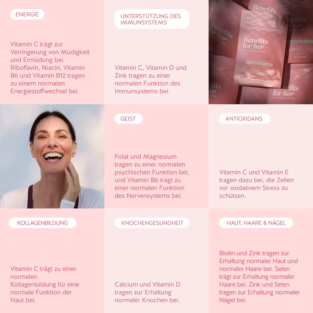 Benefits for her  All-in-One Pulver