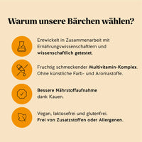Bears with Benefits Bye Bye Sniff! Relief Complex – Wissenschaftlich entwickelte Quercetin und Bromelain Gummibärchen: fruchtig schmeckender Multivitamin-Komplex ohne künstliche Zusätze, bessere Nährstoffaufnahme durch Kauen, vegan, laktosefrei und glutenfrei
